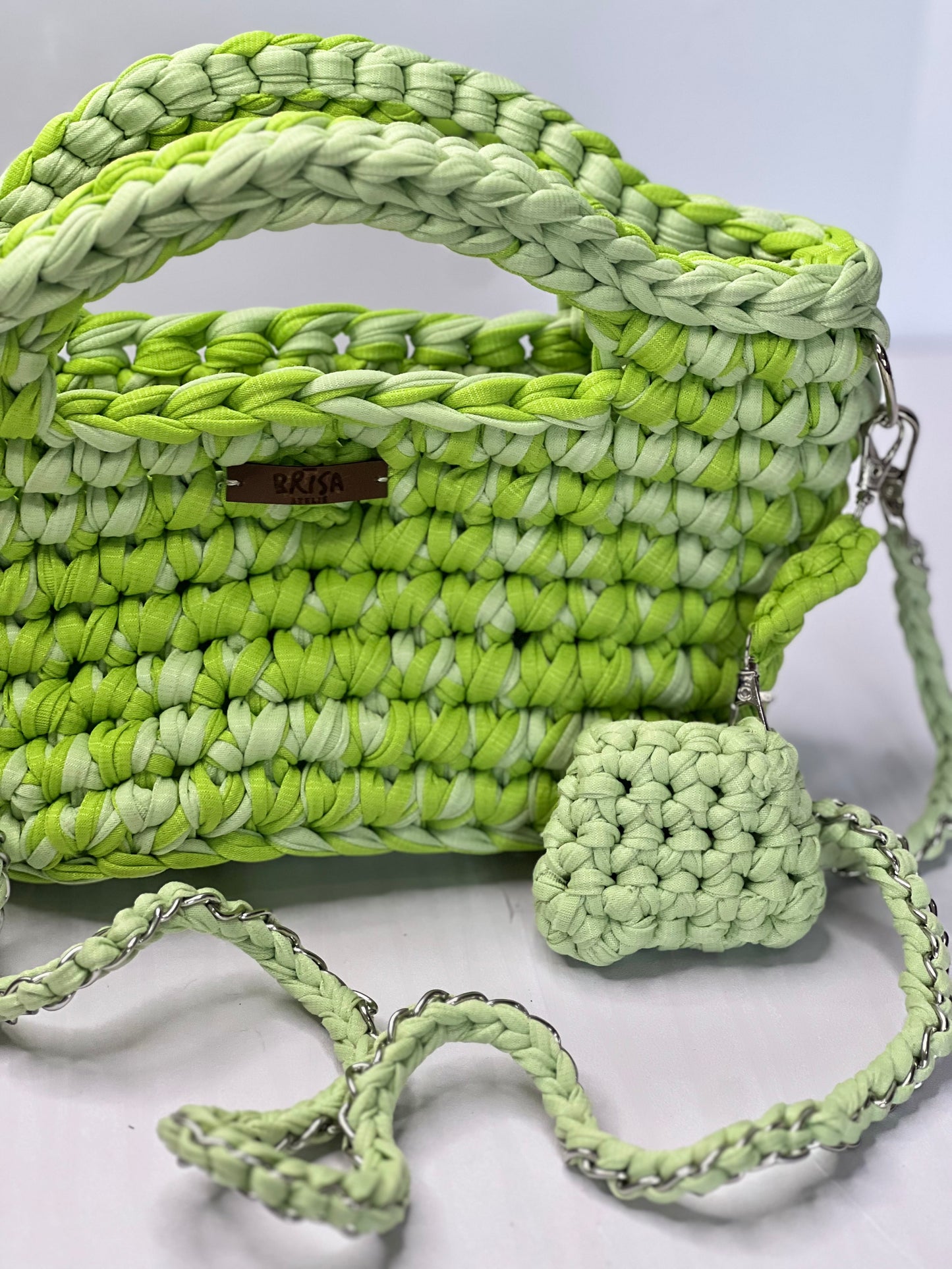 Bag Areia – Verde Lima Mesclado