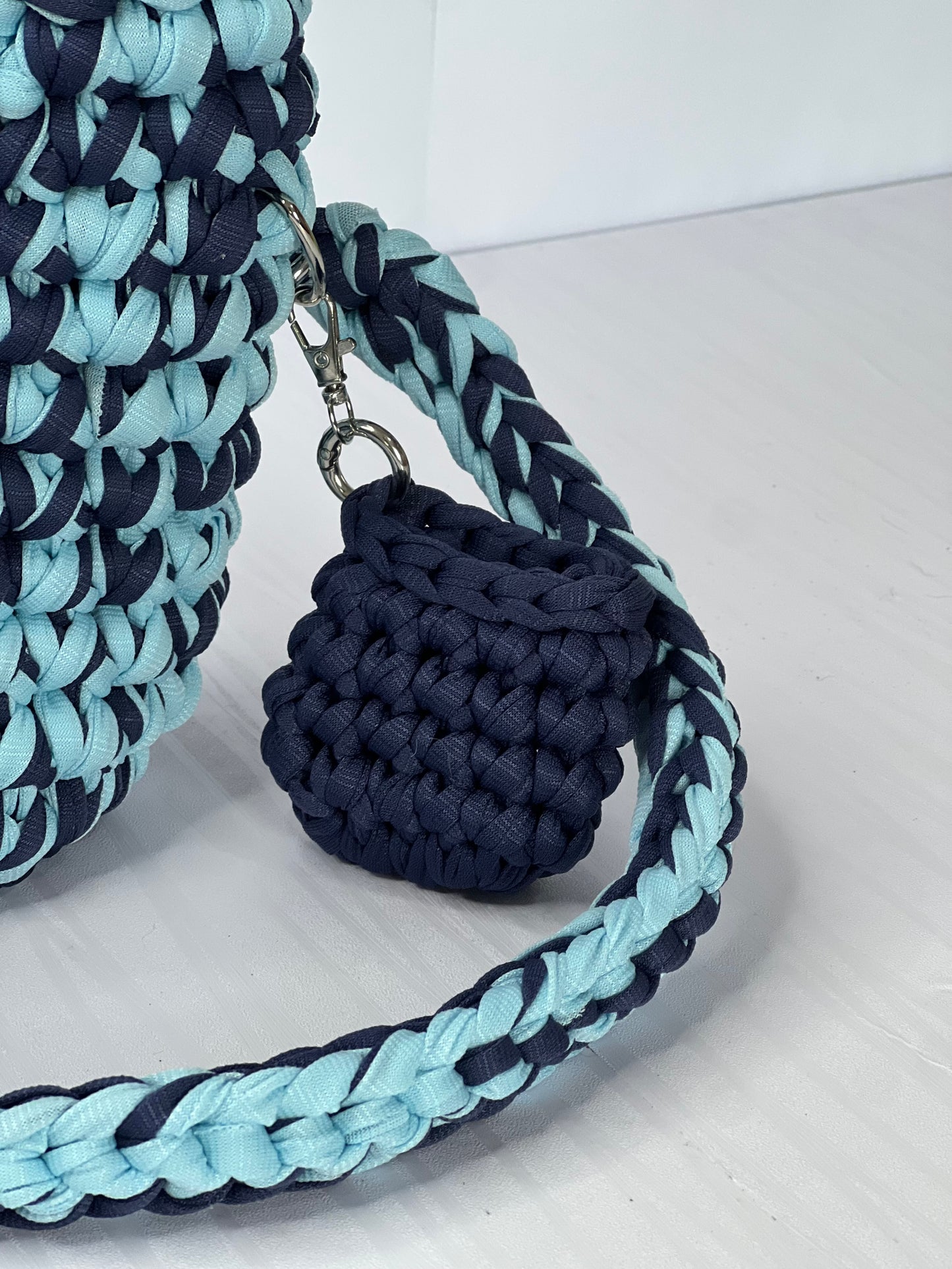 Bag Areia – Azul Marinho e Azul Candy