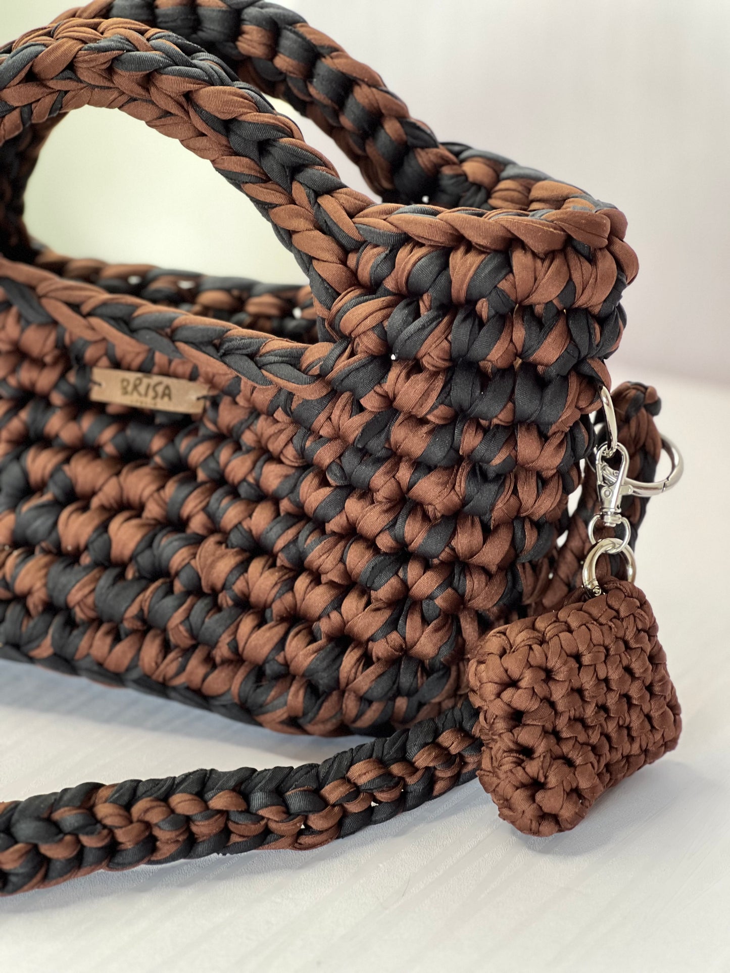 Bag Areia - Preta e Marron