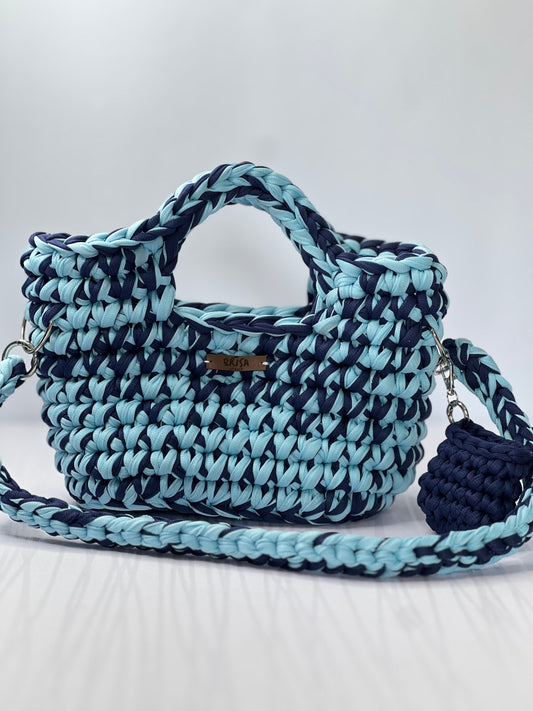 Bag Areia – Azul Marinho e Azul Candy