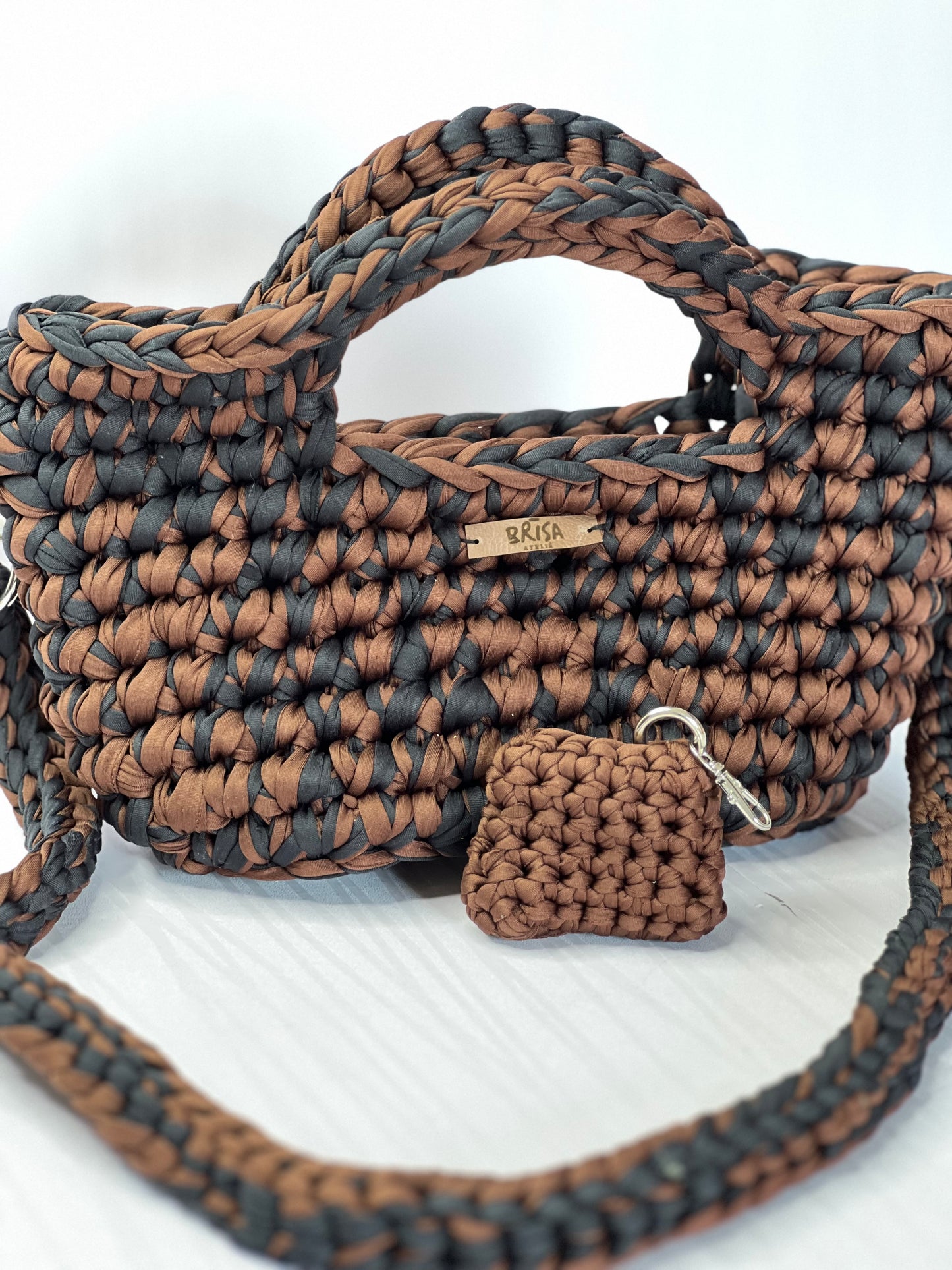 Bag Areia - Preta e Marron