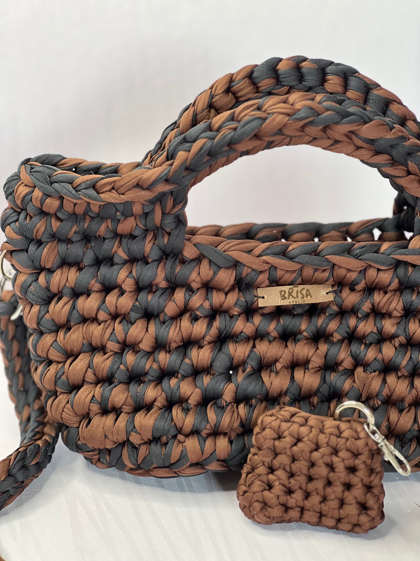 Bag Areia - Preta e Marron